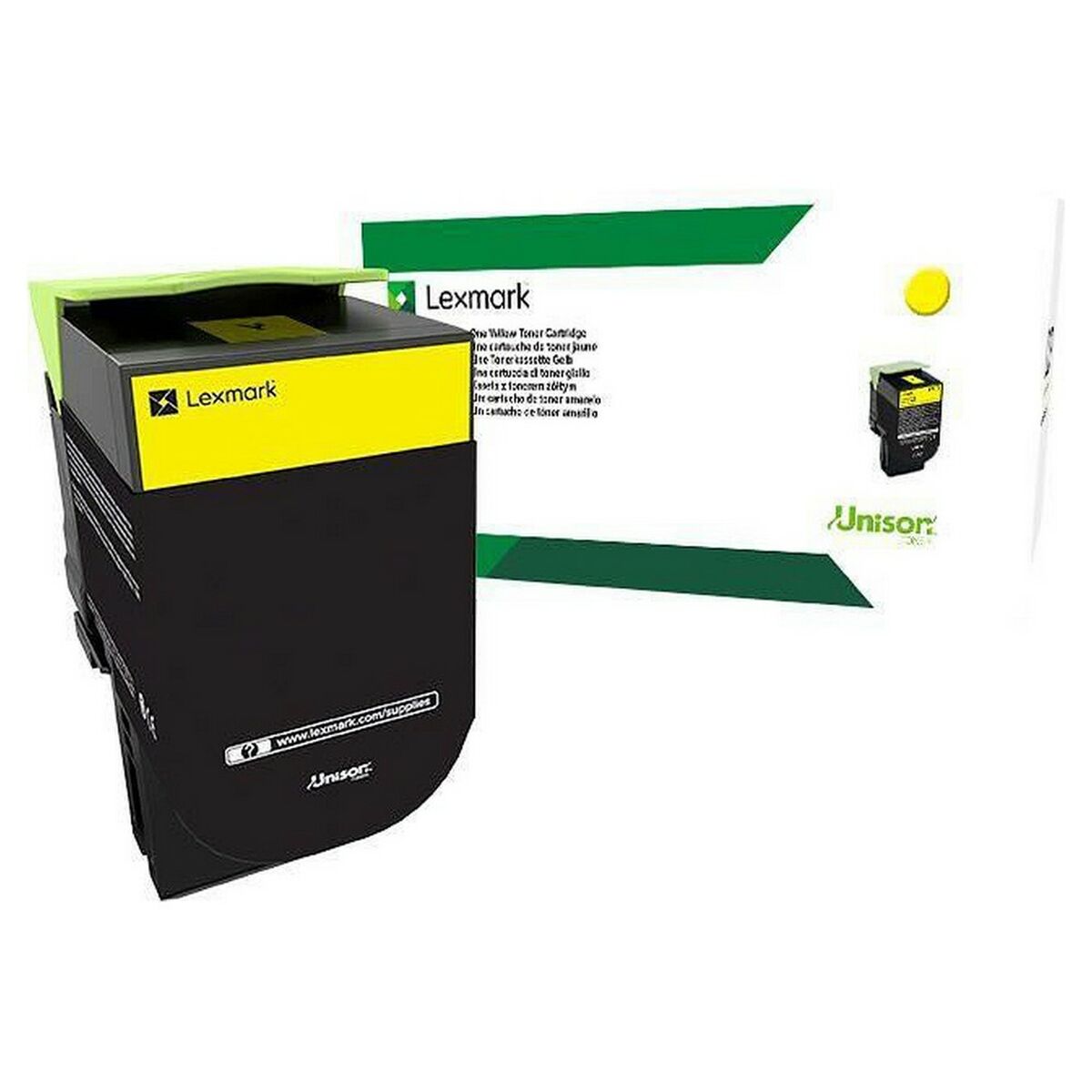 Toner Lexmark Giallo Nero 2 S7134286_0