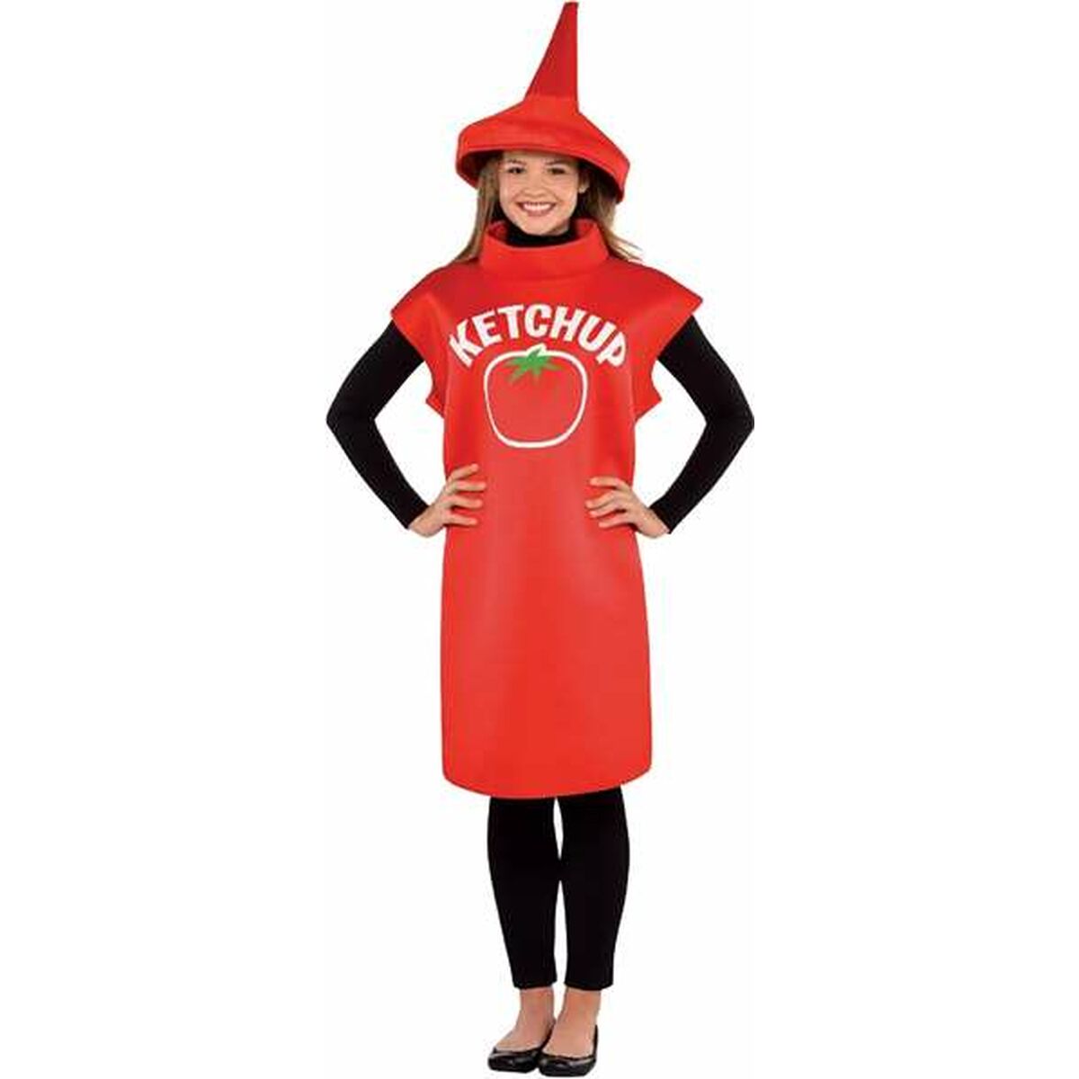 Costume per Adulti Bottiglia di ketchup Taglia unica 2 S2442173_0