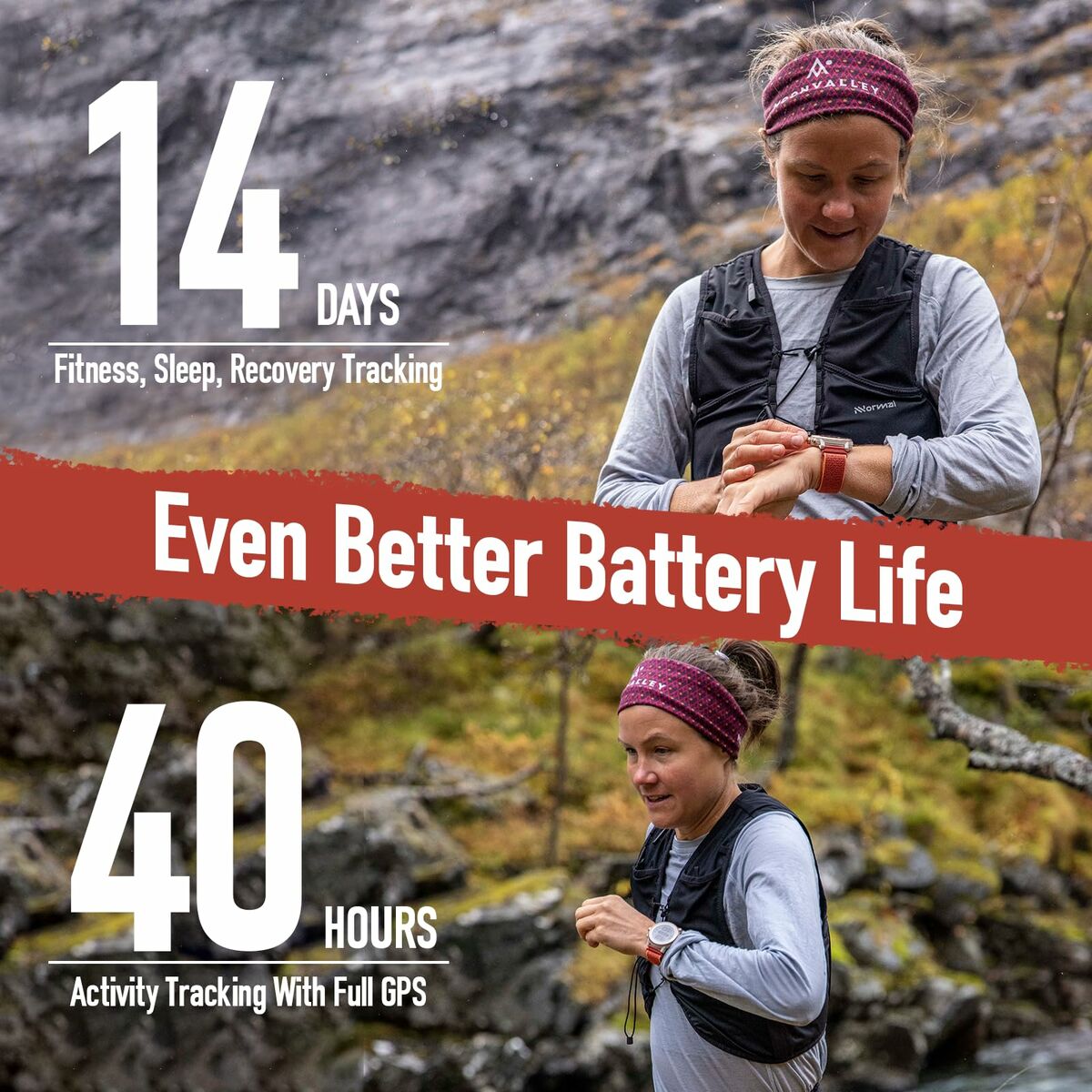 Smartwatch Coros WAPX2-PNK Nero Rosa 1,2" 5 S7610992_3