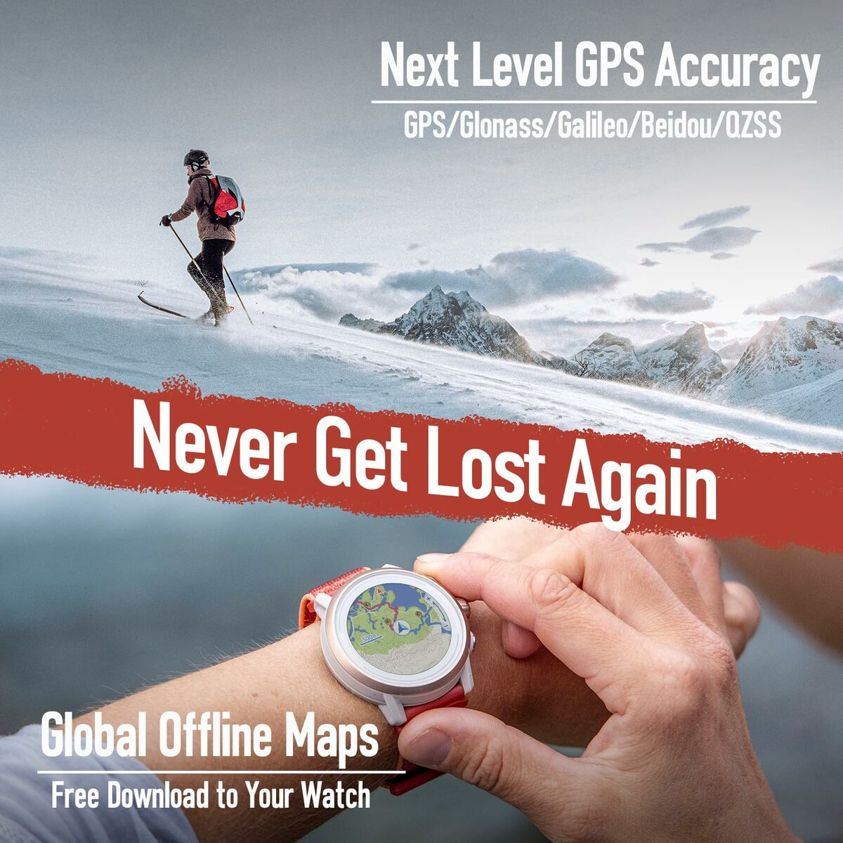 Smartwatch Coros WAPX2-PNK Nero Rosa 1,2" 6 S7610992_4