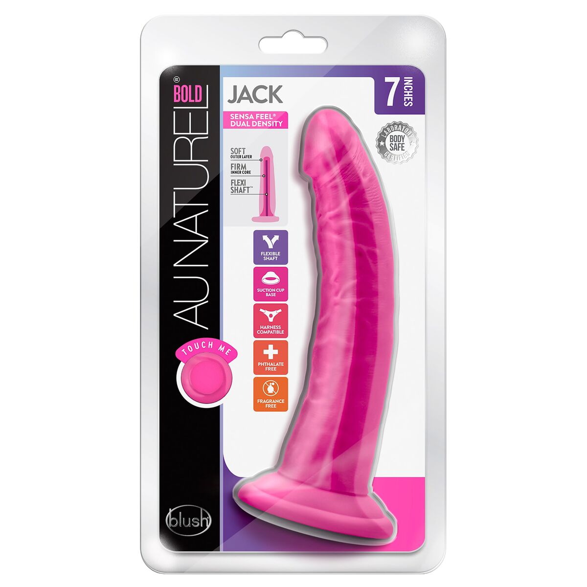 Dildo Realistico Blush Au Naturel TPE Ø 3,4 cm (17,7 cm) 7 S9402433_5