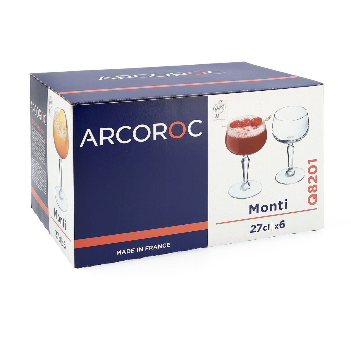 Set di Bicchieri Arcoroc Monti Trasparente Vetro 270 ml 6 Unità 3 S2710266_1