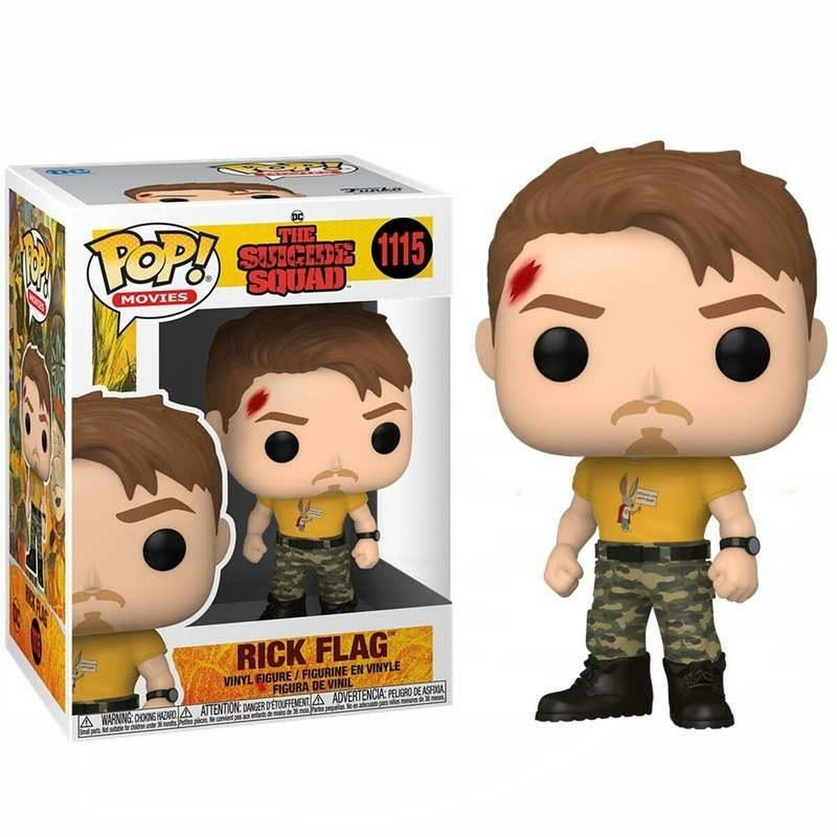Statuina da Collezione Funko Pop! The Suicide Squad - Rick Flag Nº1115 2 S8408125_0