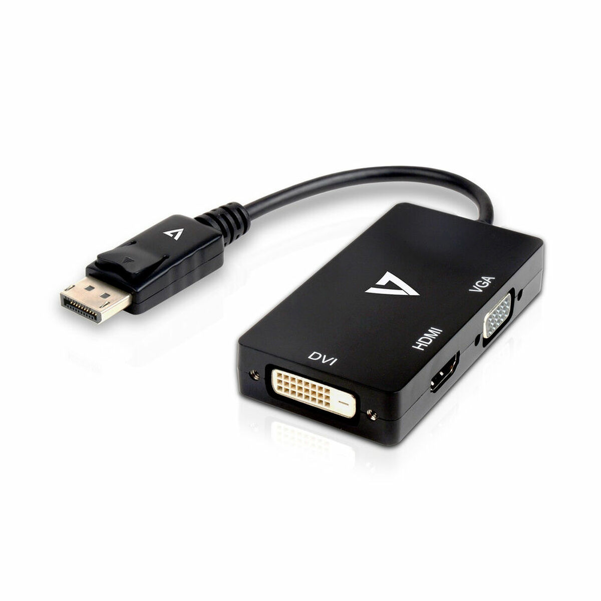 Adattatore Mini DisplayPort con VGA/DVI/HDMI V7 V7DP-VGADVIHDMI-1N Nero 2 S55019188_0