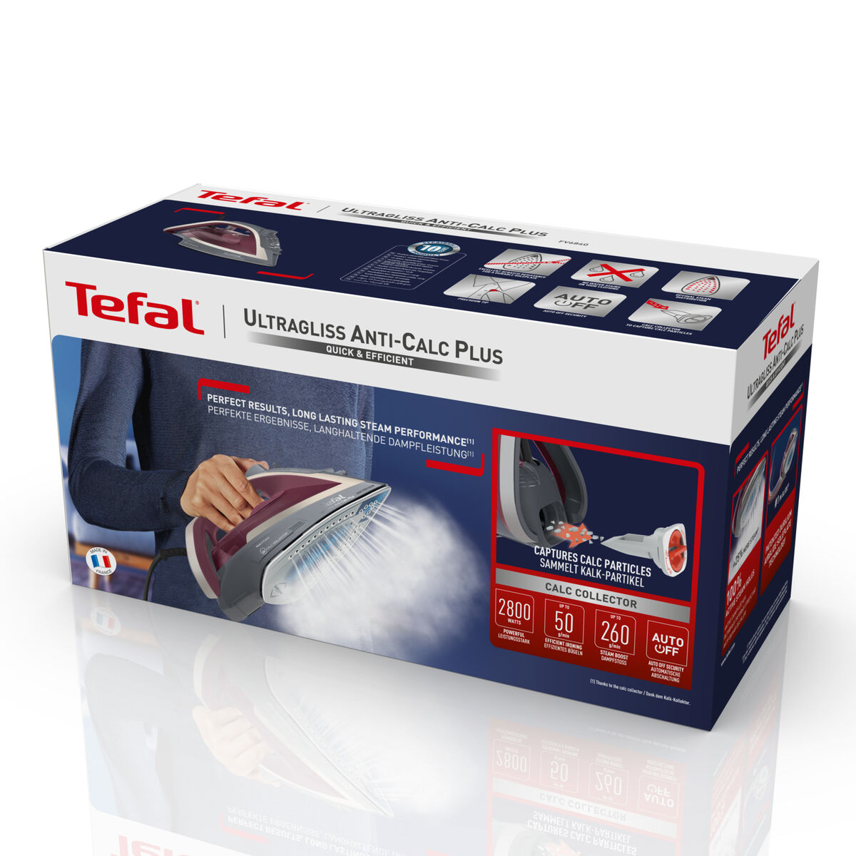 Ferro da Stiro a Vapore Tefal Ultragliss Anti-Calc Plus FV6840E0 2800 W 5 S9142070_3