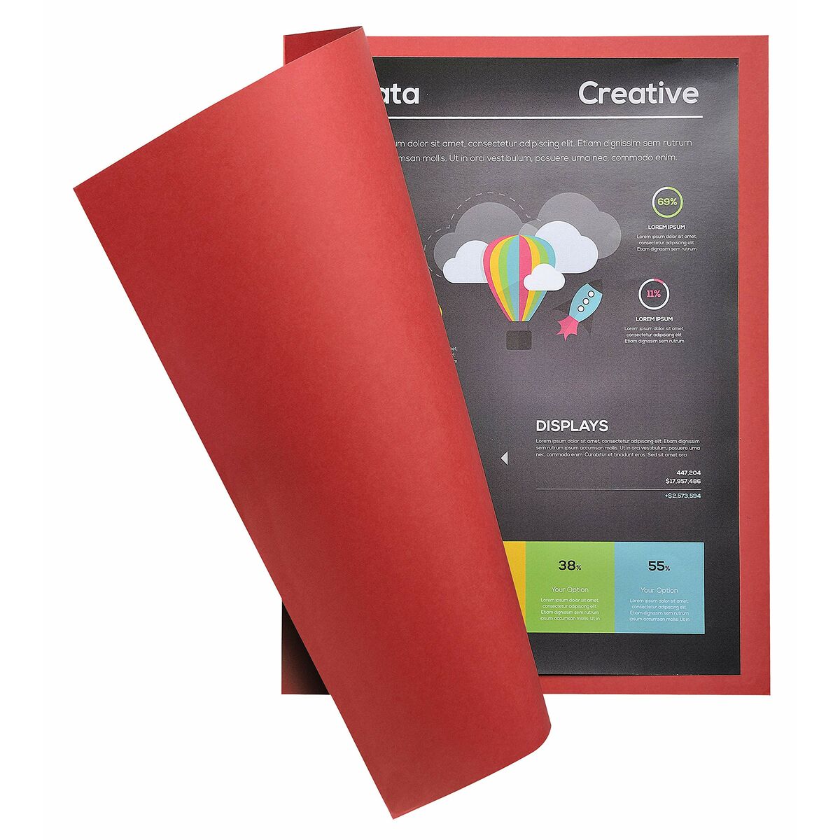 Sottocartella Exacompta Rock's Rosso A4 100 Pezzi 3 S8406122_1