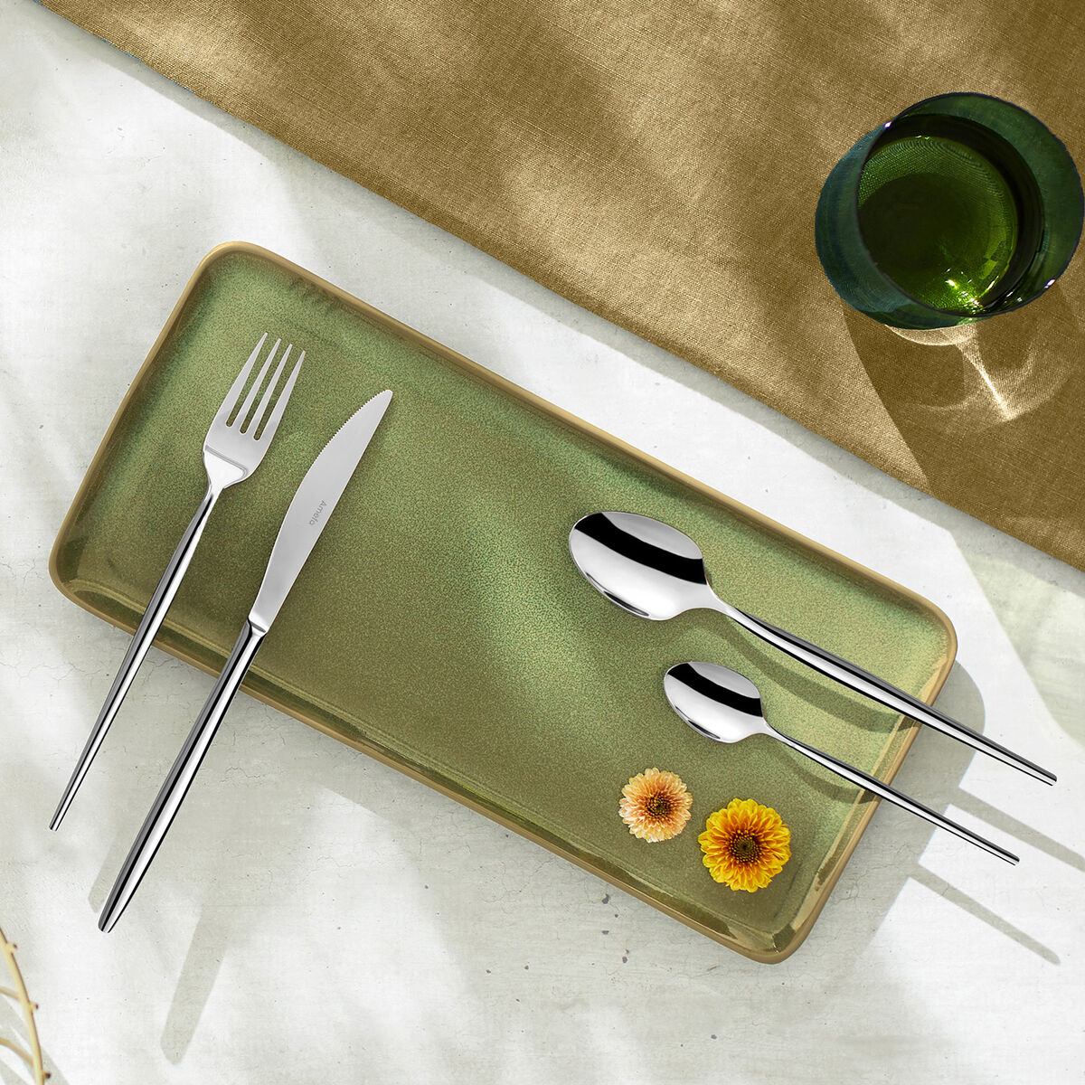 Coltello da tavola Amefa Soprano Inox Metallo Acciaio inossidabile 12 Unità 4 S2711503_2