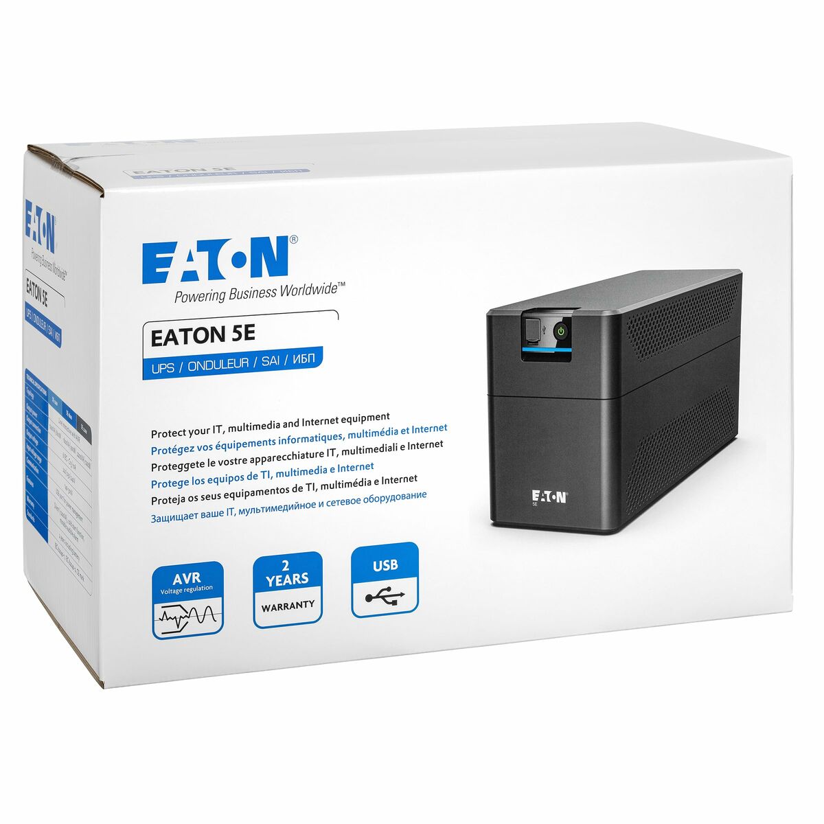 Gruppo di Continuità Interattivo UPS Eaton 5E Gen2 550 300 W 5 S55232458_3