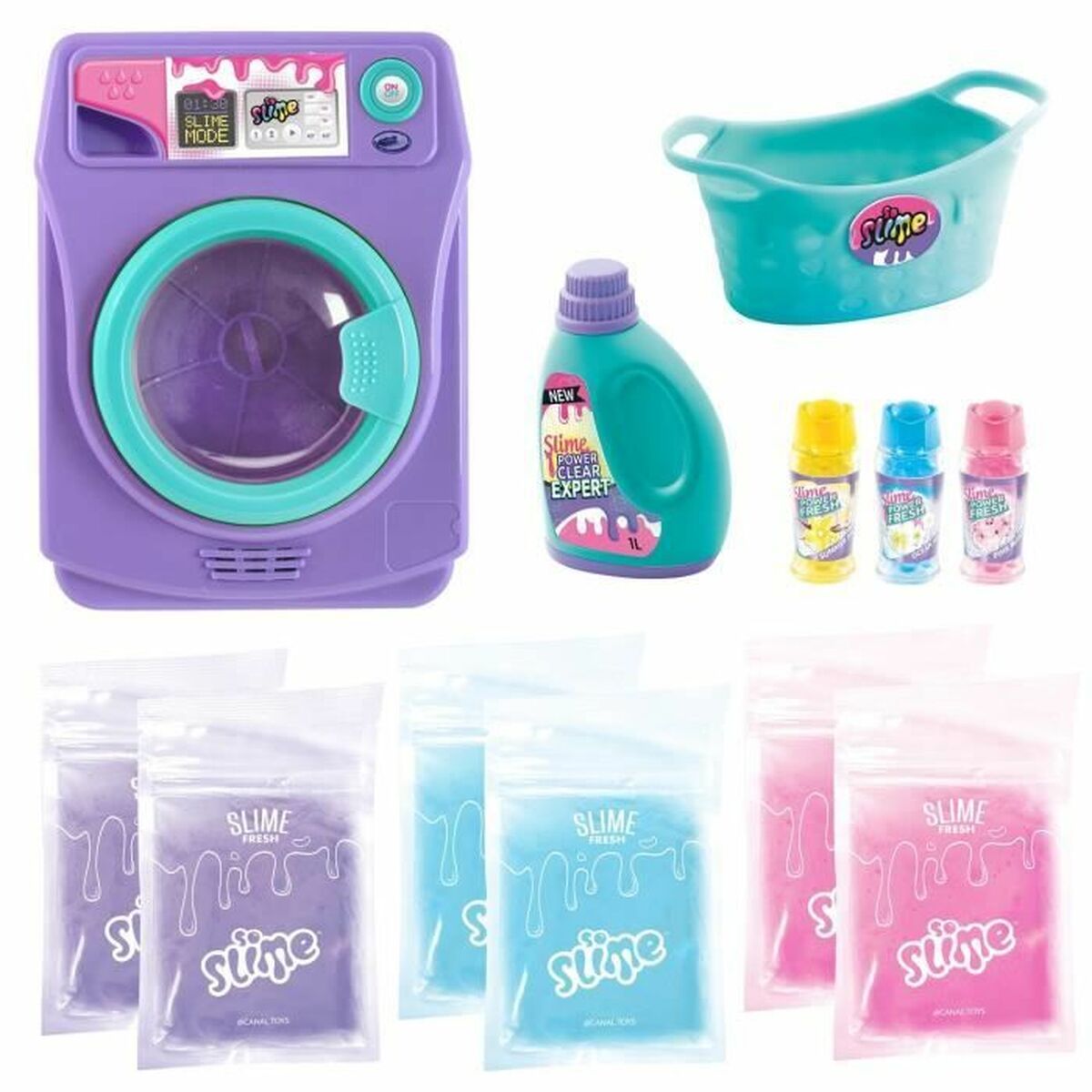 Slime Canal Toys Washing Machine Fresh Scented Viola 3 S7197469_1