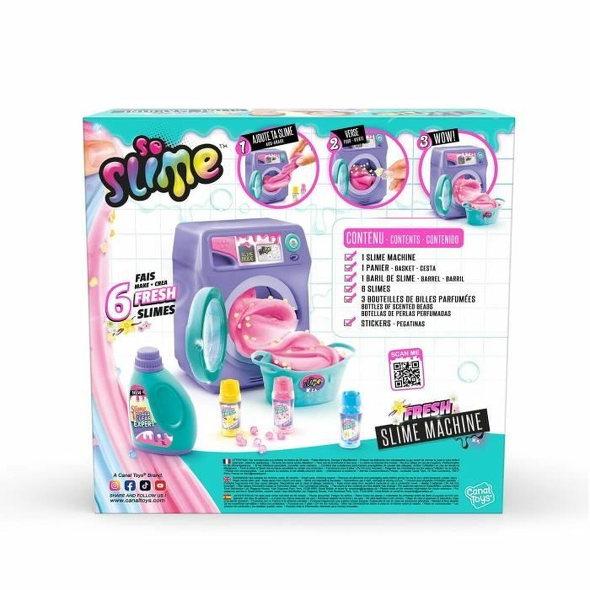 Slime Canal Toys Washing Machine Fresh Scented Viola 5 S7197469_3