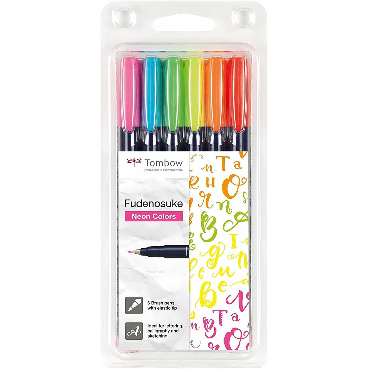 Set di Pennarelli Tombow Fudenosuke Multicolore 2 S8418489_0