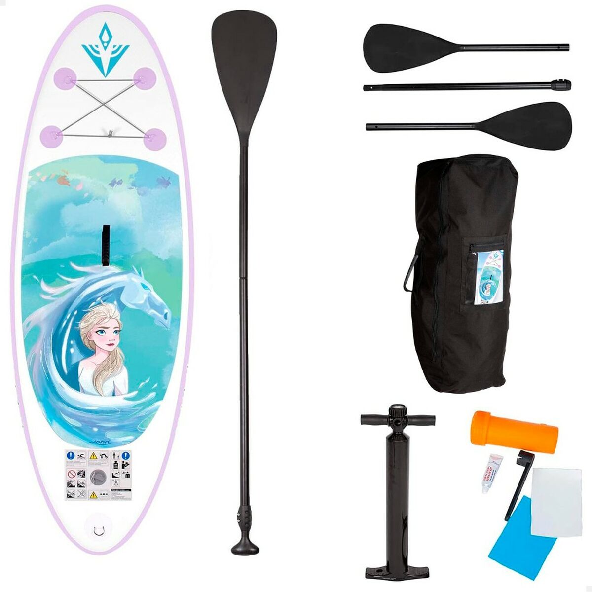 Tavola da Paddle Surf Gonfiabile con Accessori Frozen 2 S8905538_0