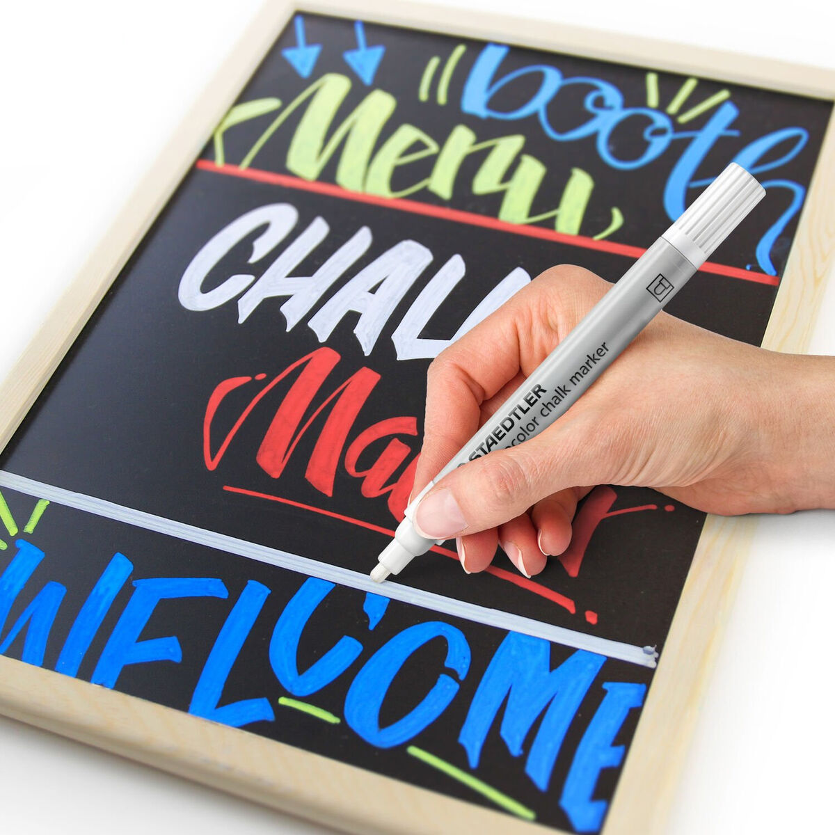 Pennarelli a gesso liquido Staedtler Lumocolor 344 4 Pezzi 5 S8430526_3