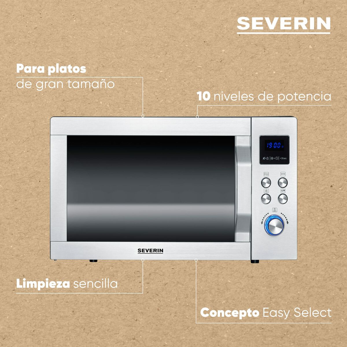 Microonde con Grill Severin 7777 25L 5 S7611388_3