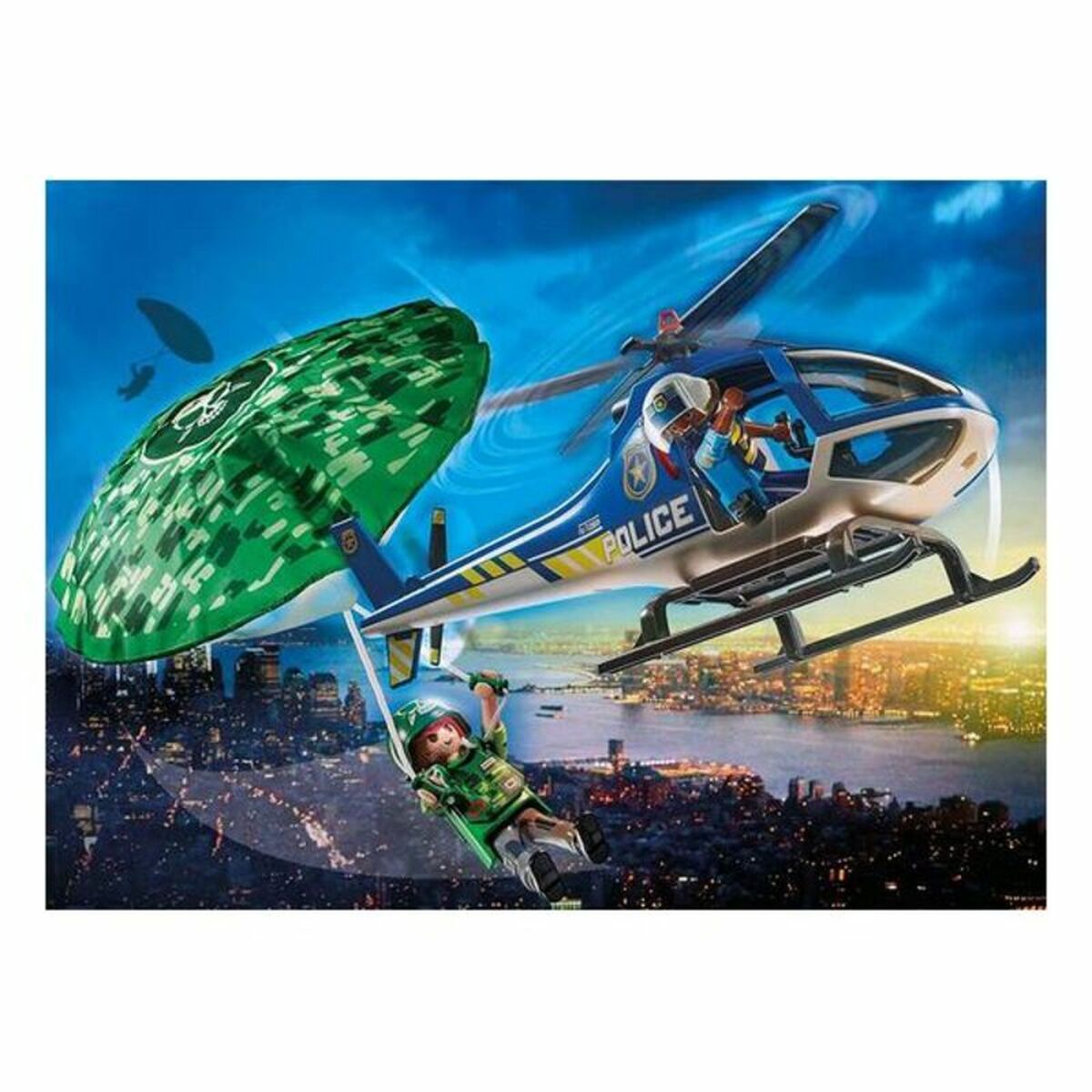 Playset City Action Police helicopter: Parachute Chase Playmobil 70569 19 pcs (19 pcs) 3 S7122932_1