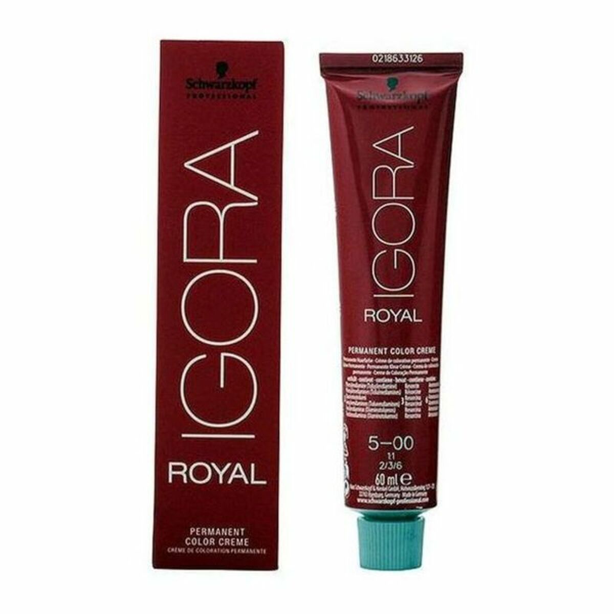 Tintura Permanente Igora Royal Schwarzkopf Igora Royal 5-00 Nº 5-00 Nº 9.0-rubio muy claro Nº 8.0-rubio claro 60 ml 2 S0530894_0