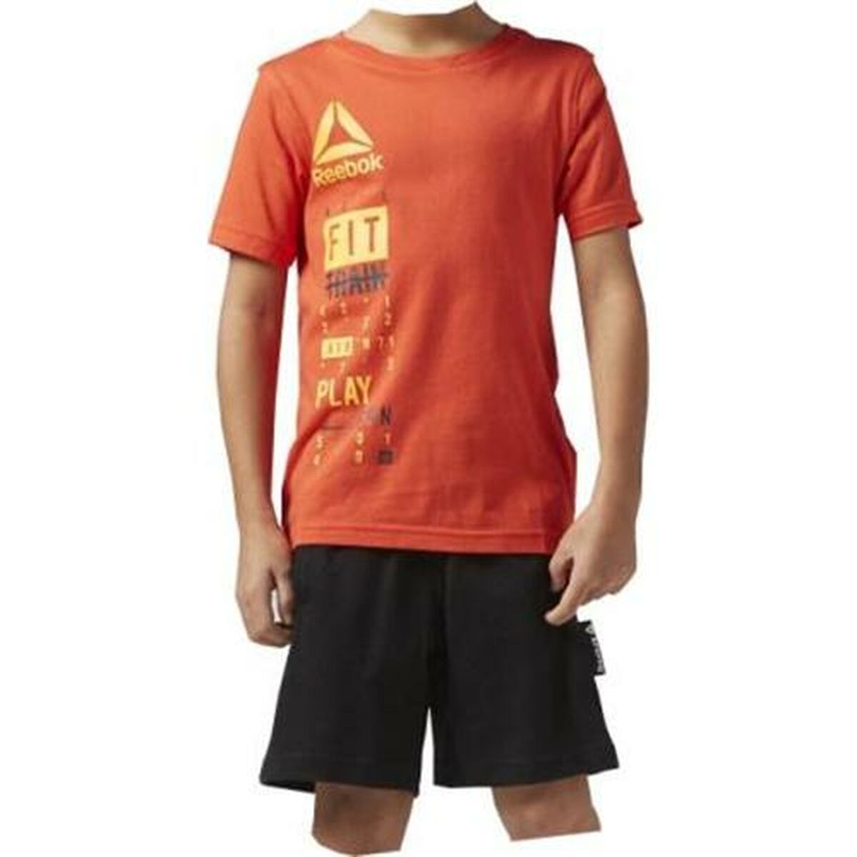 Completo Sportivo per Bambini Reebok BK4380 Arancio 3 S2016995_1