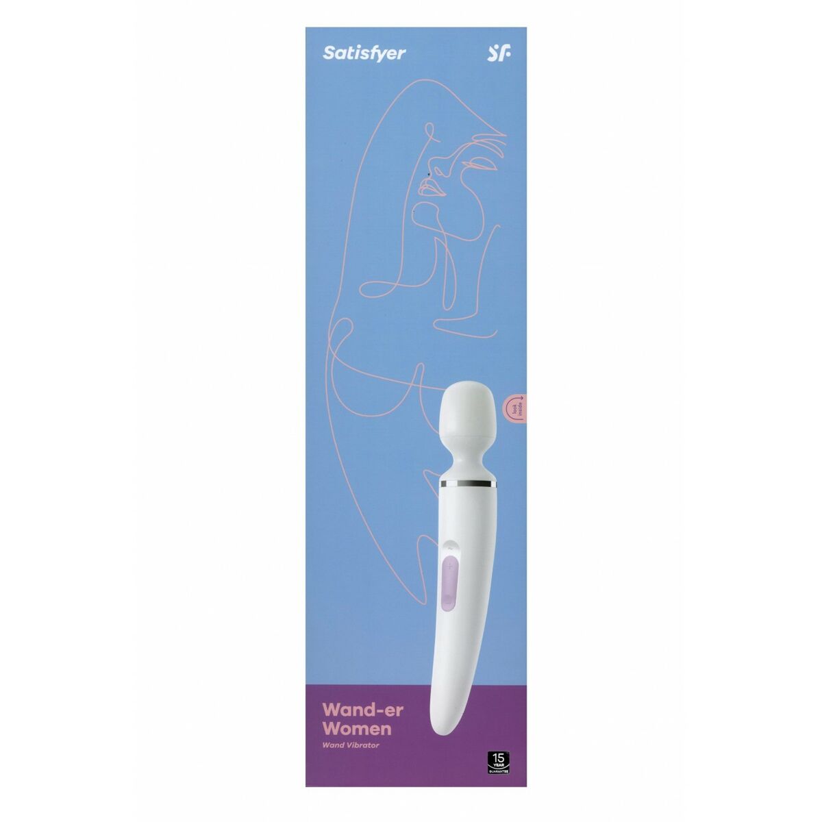 Massaggiatore a Bacchetta Satisfyer Wand-er Woman Bianco XXL 3 M0405264_1