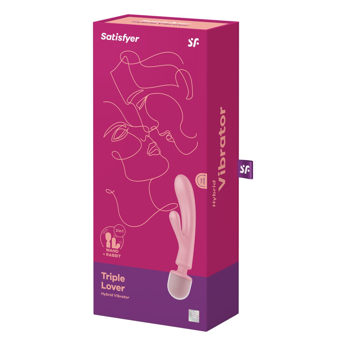 Vibratore Doppia Stimolazione Satisfyer Triple Lover Rosa 8 M0405346_6