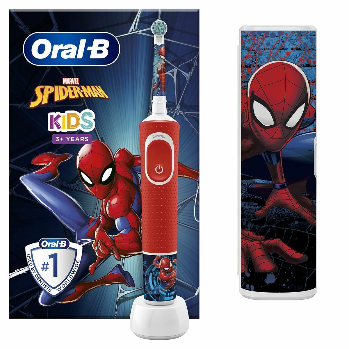 Spazzolino da Denti Elettrico Oral-B D100 KIDS Azzurro Multicolore 3 S71004140_1
