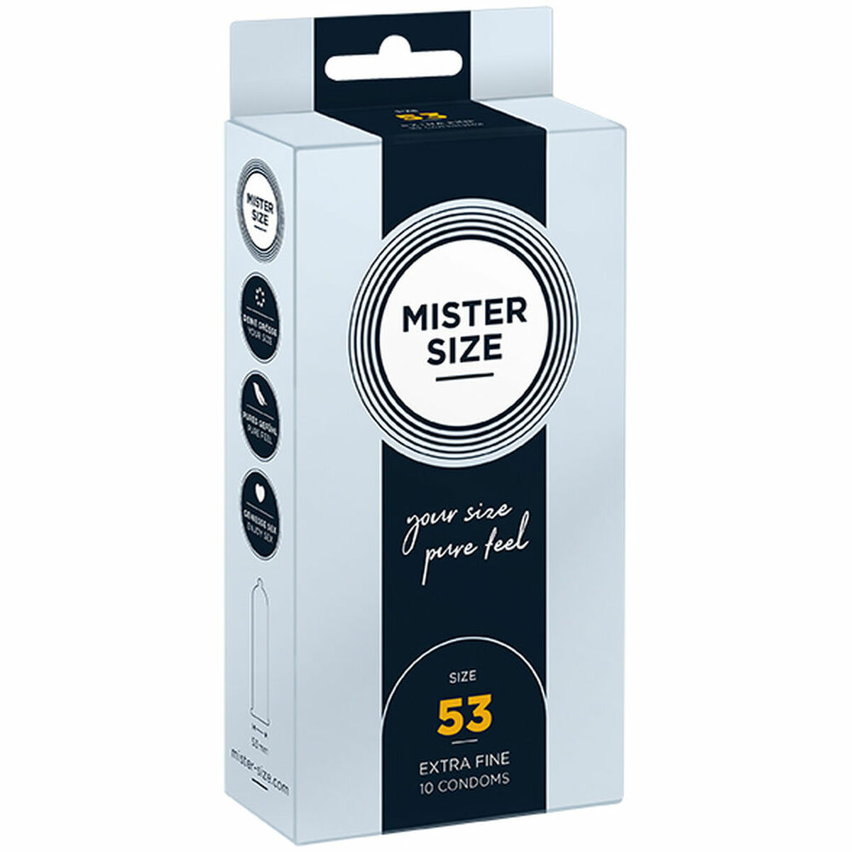 Preservativi Mister Size Extra sottili (53 mm) 2 S4005438_0