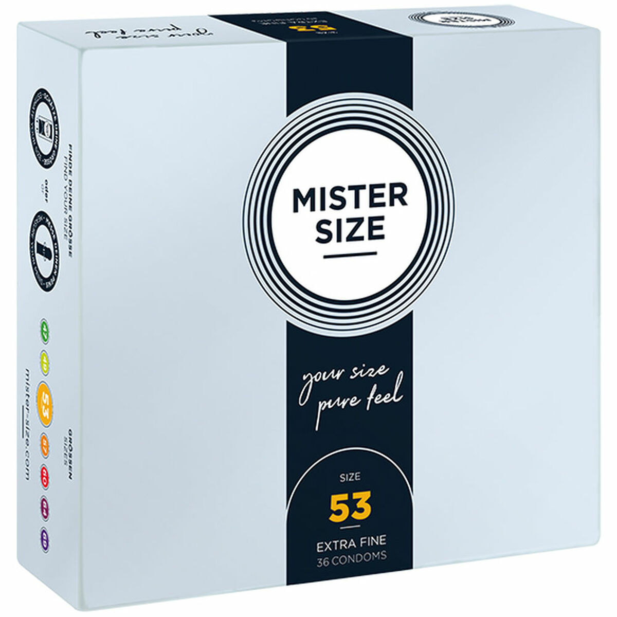 Preservativi Mister Size Ø 5,3 cm (36 pcs) 2 S4005439_0