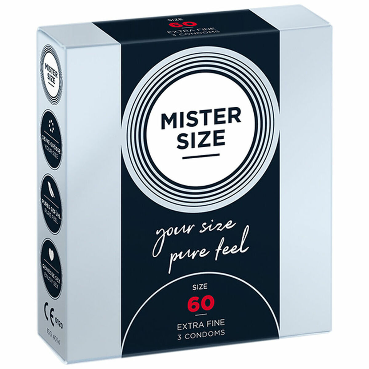 Preservativi Mister Size Extra sottili (60 mm) 2 S4005443_0
