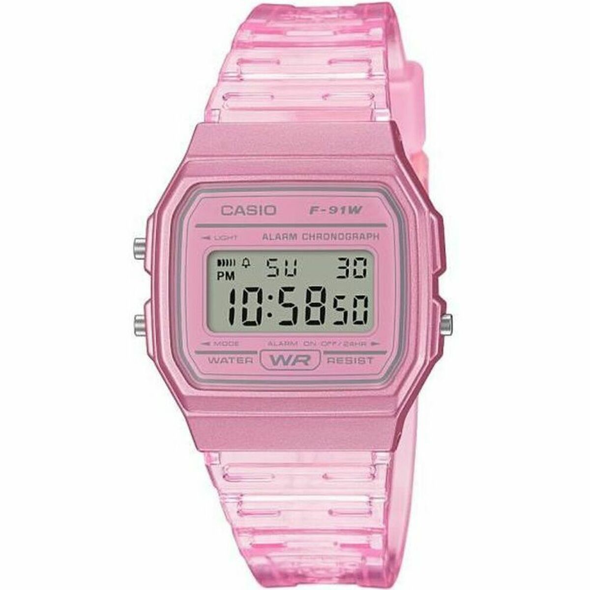 Orologio Uomo Casio F-91WS-4EF Rosa 2 S7148858_0