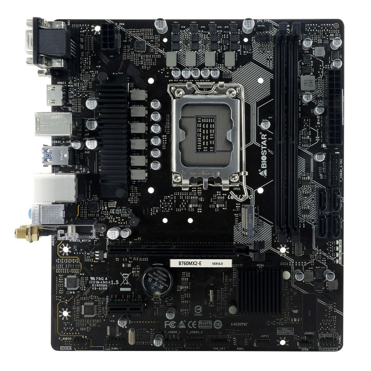 Scheda Madre Biostar B760MX2E LGA 1700 Intel B760 4 S9124685_2