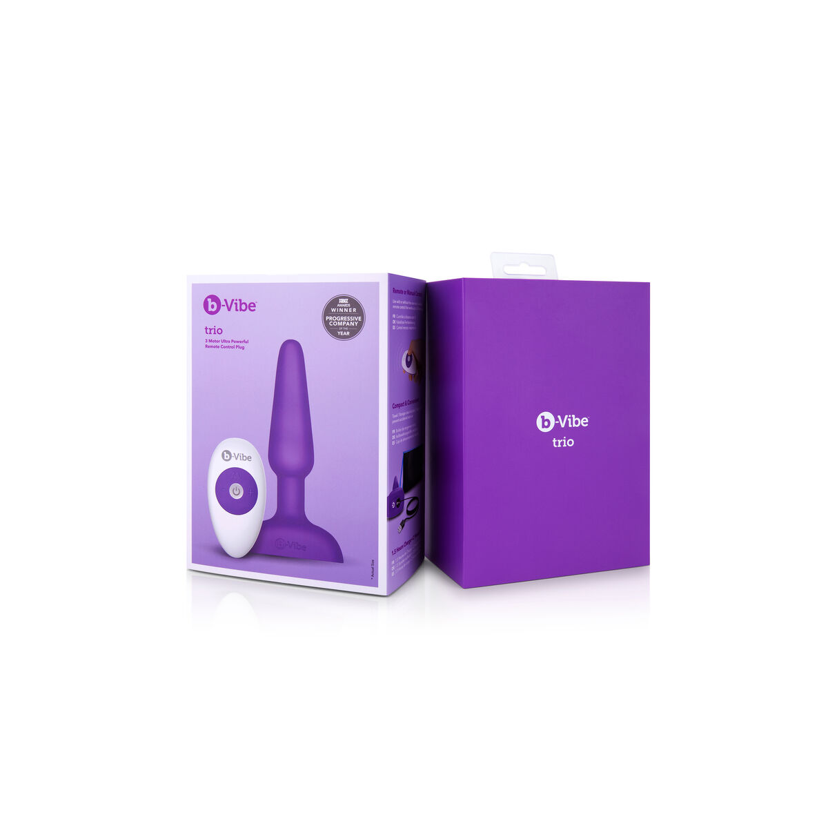 Plug anale con telecomando B-Vibe 05882530000 Viola 5 S9402908_3