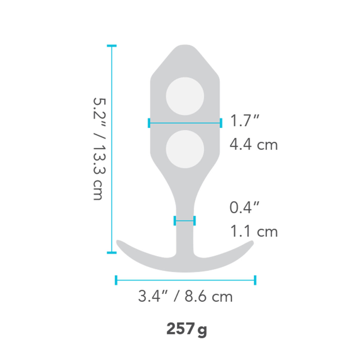 Plug Anale B-Vibe 96779 Nero 8 S9402922_6