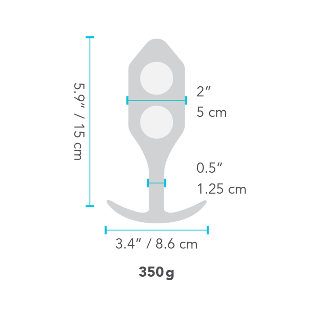 Plug Anale B-Vibe 12035 Nero 8 S9402926_6