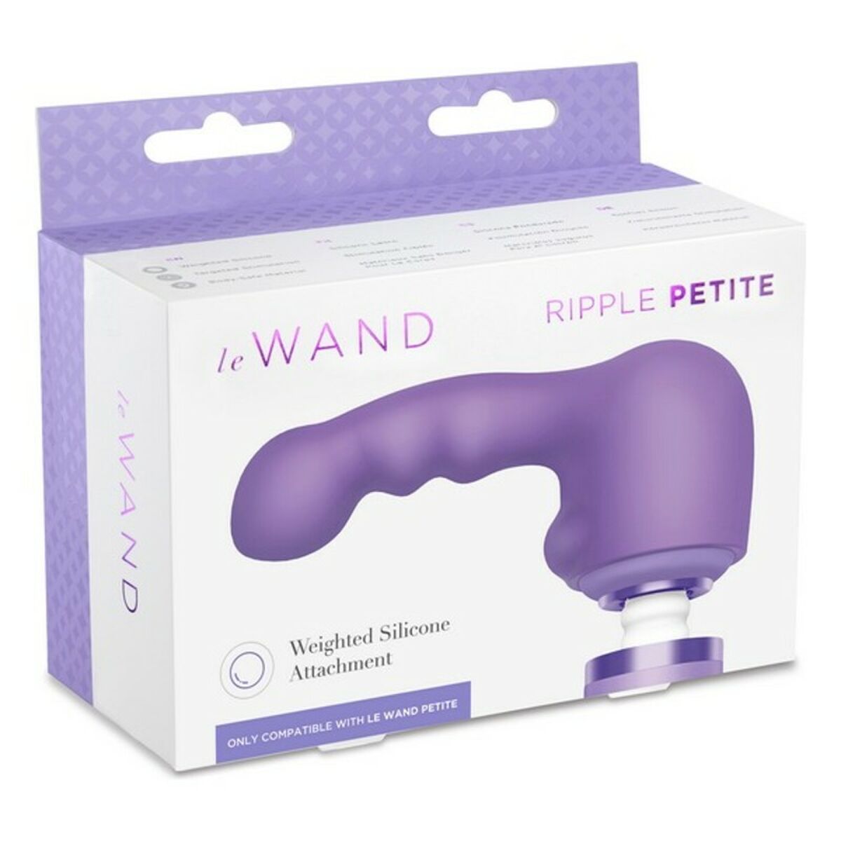 Massaggiatore Vibrante Curvo in Silicone Petite Ripple Weighted Le Wand Petite 2 S9402845_0