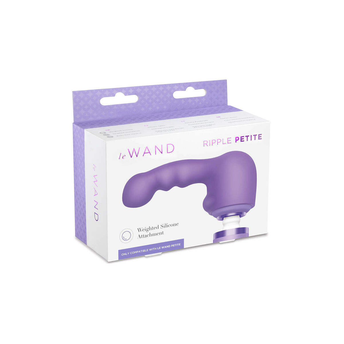 Massaggiatore Vibrante Curvo in Silicone Petite Ripple Weighted Le Wand Petite 12 S9402845_10