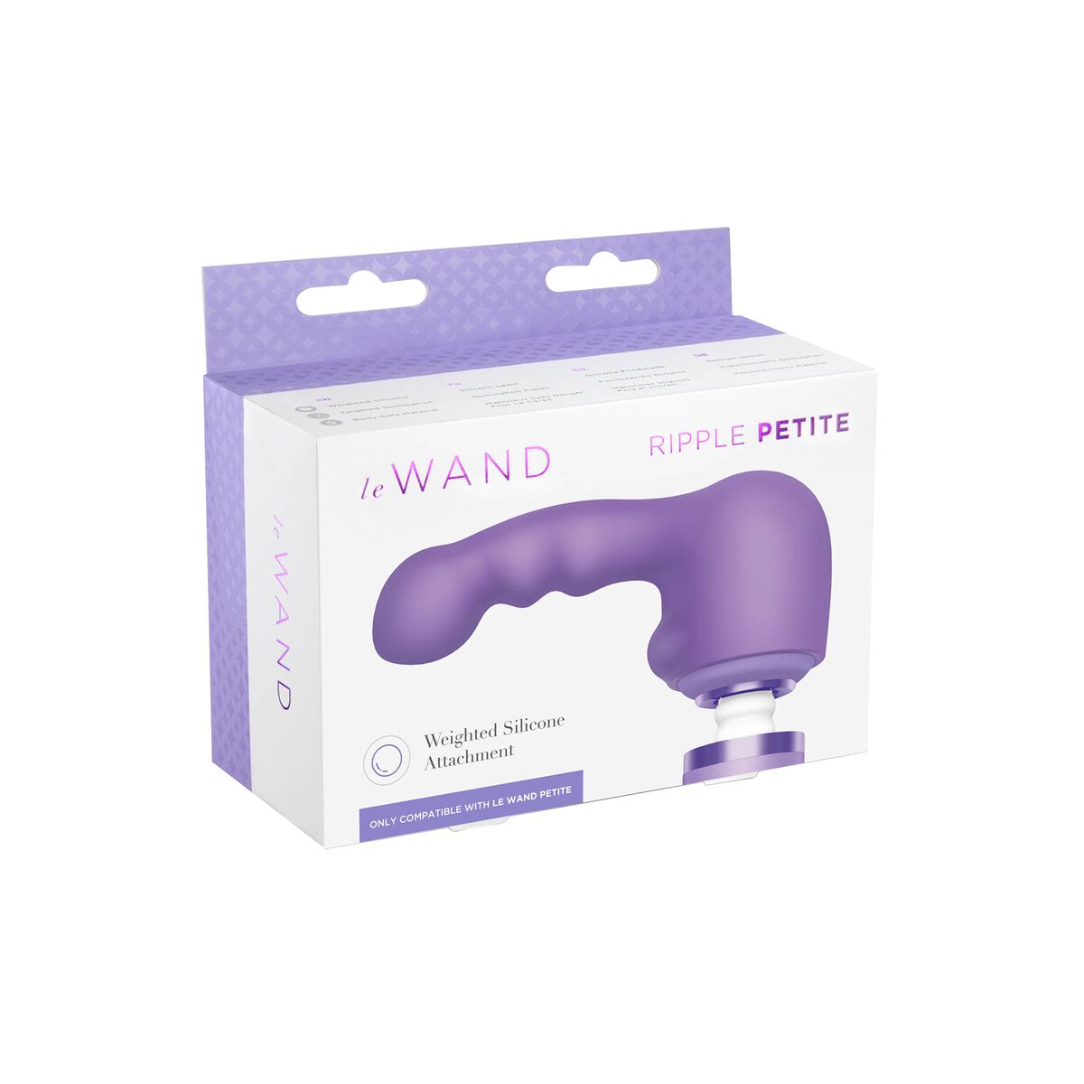 Massaggiatore Vibrante Curvo in Silicone Petite Ripple Weighted Le Wand Petite 15 S9402845_13