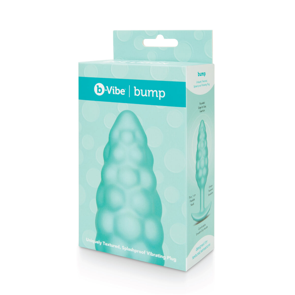 Butt Plug Vibrante B-Vibe Bump Texture Verde 2 S9402934_0