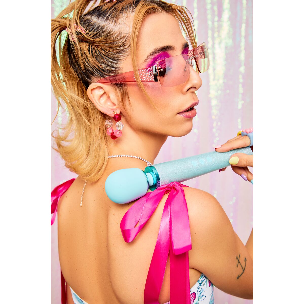 Vibratore Le Wand All That Glimmers Set Blu Pastello 8 S9402872_6