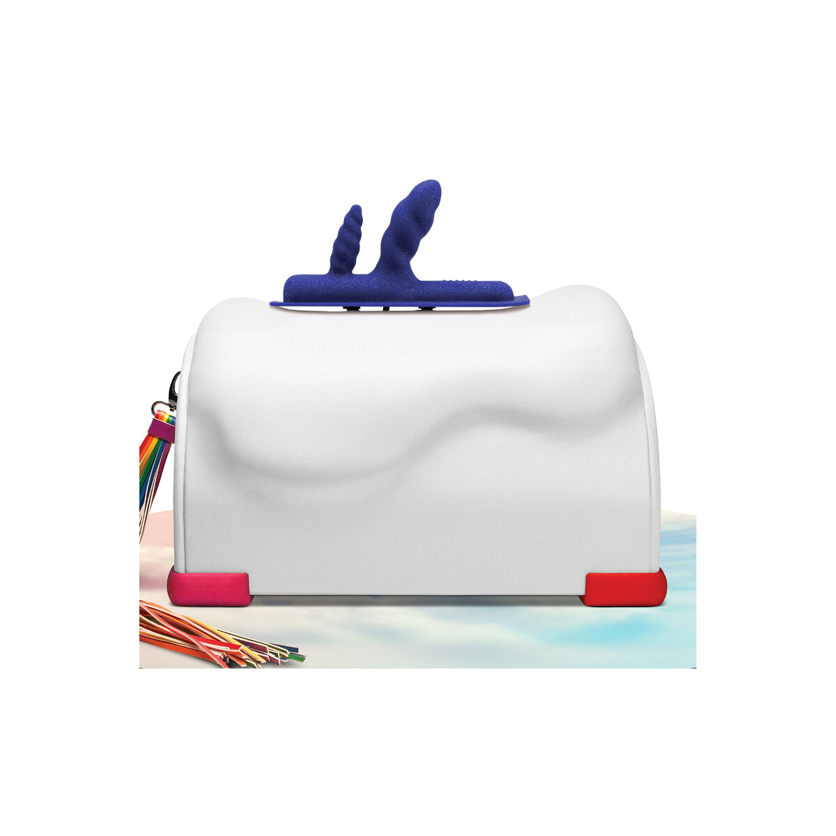 Masturbatore The Cowgirl Unicorn Attachment Two-Nicorn Azzurro Ø 3,6 cm 6 S9402964_4