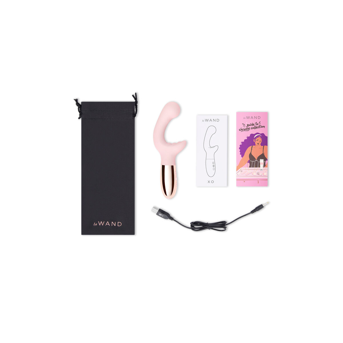 Vibratore Le Wand XO Rose Gold Dorato 9 S9402895_7