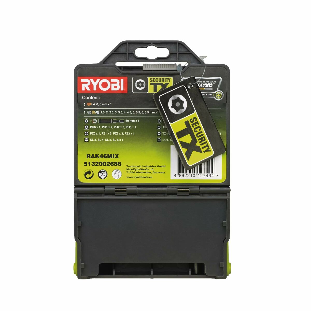 Set di trapani Ryobi 46 Pezzi 4 S71000007_2