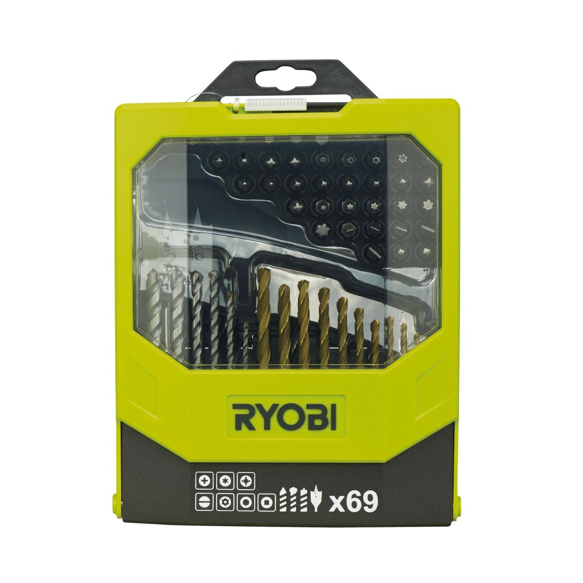 Set di trapani Ryobi 69 Pezzi 3 S71000008_1