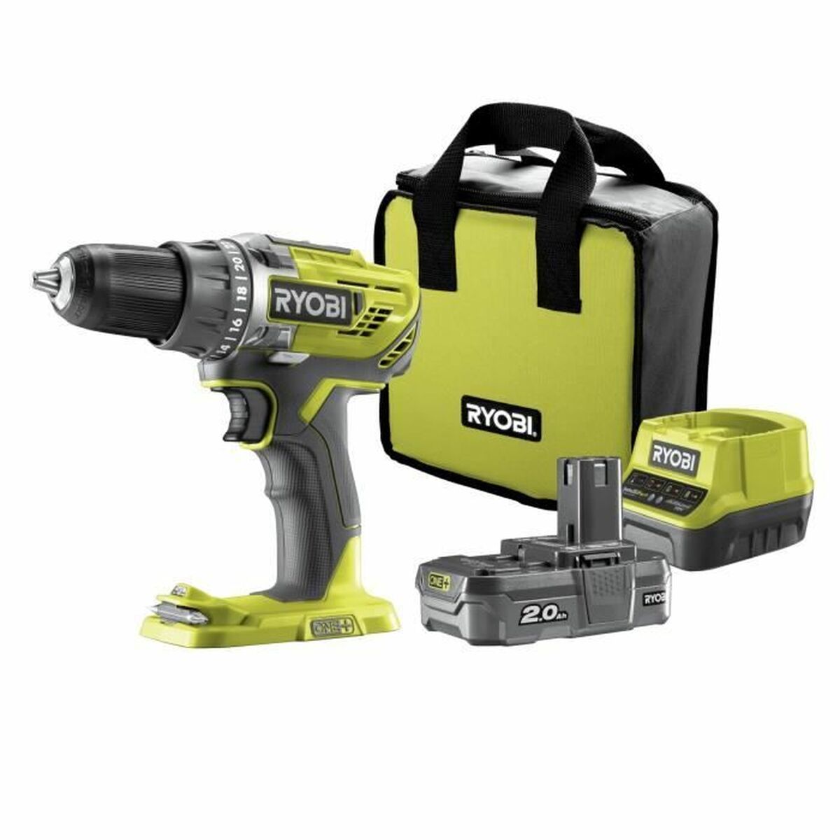 Trapano con cacciavite Ryobi 18 V 2 S7195885_0