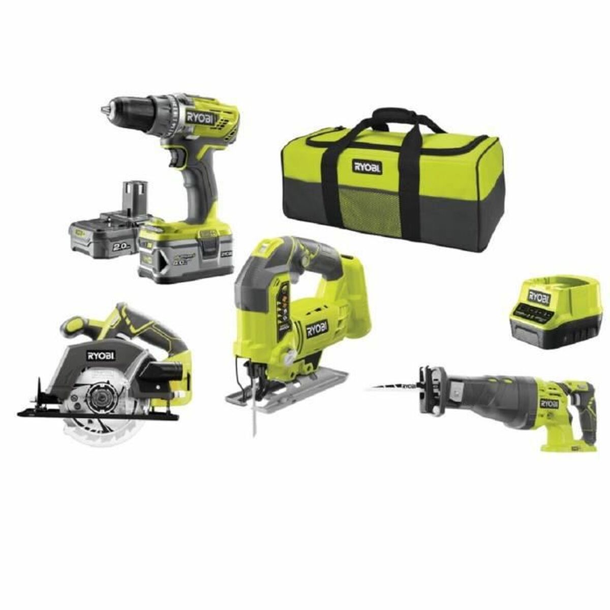 Set trapano e accessori Ryobi RCK184C-242S 2 S7109073_0