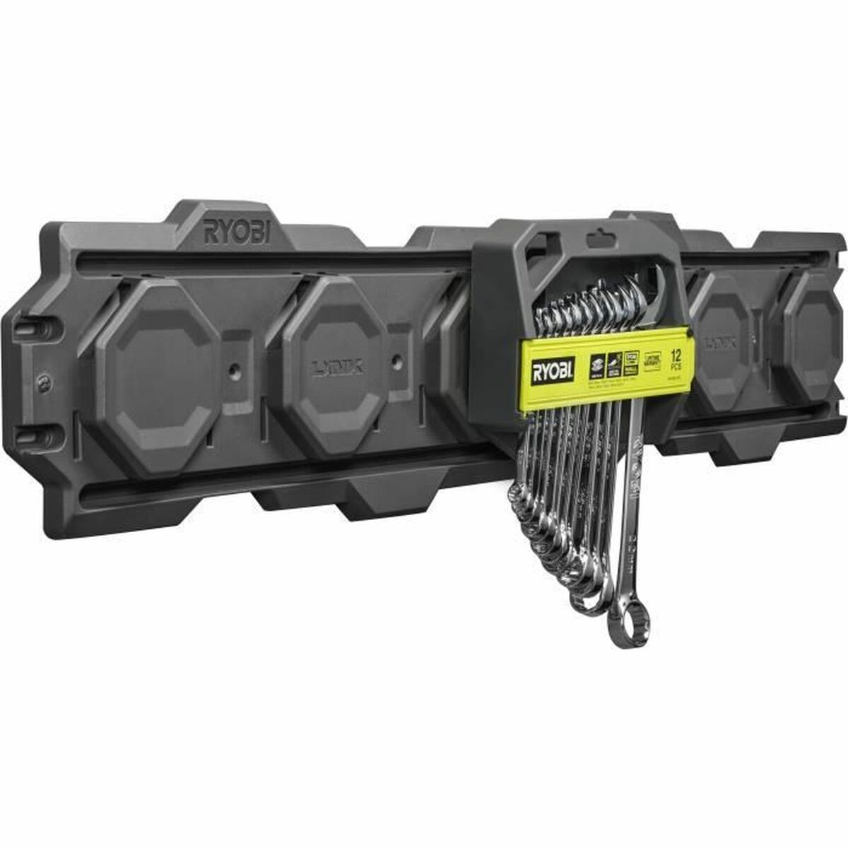 Set di chiavi poligonali doppie aperte Ryobi Recovery (12 Unità) 3 S71003593_1