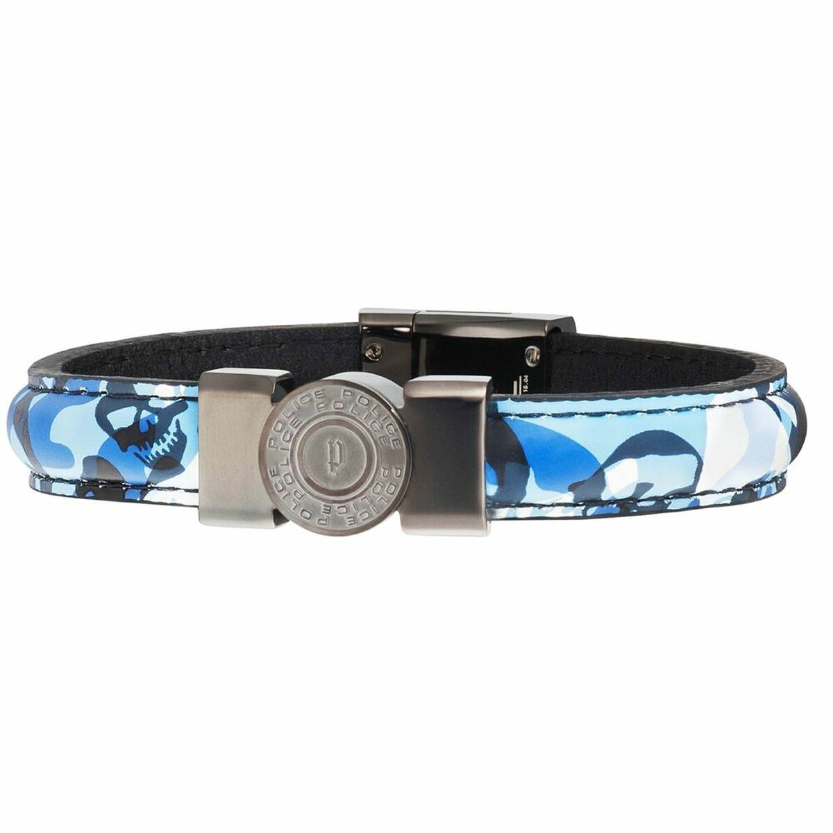 Bracciale Uomo Police PJ25556BLU.03-L Pelle 21 cm 2 S0380801_0