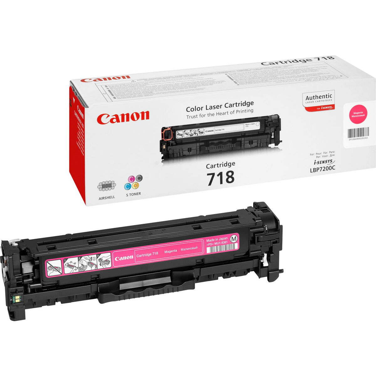 Toner Originale Canon 2660B002 Nero Magenta (1 Unità) 2 S55082224_0
