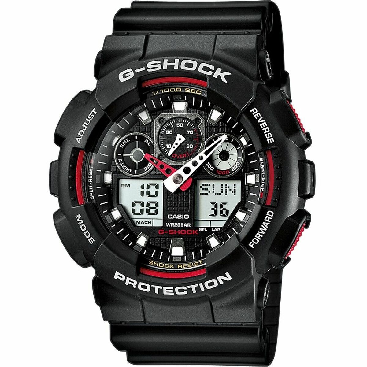 Orologio Uomo Casio G-Shock GA-100-1A4ER Nero (Ø 51 mm) 2 S7201598_0