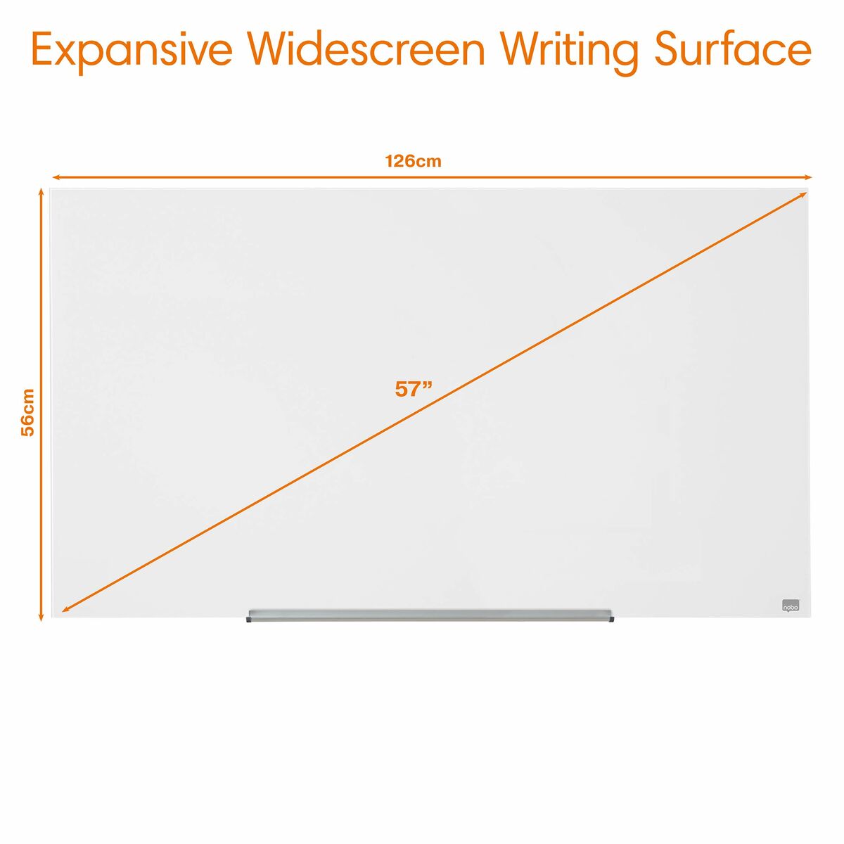 Lavagna magnetica Nobo Impression Pro Bianco Cristallo 126 x 71 cm 3 M0900094_1