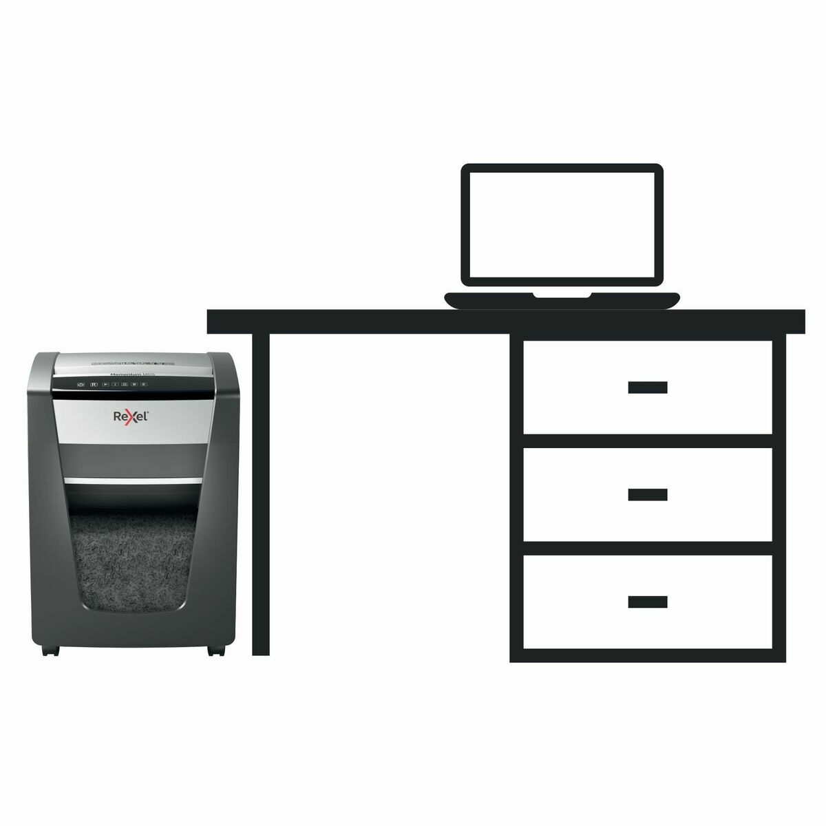 Distruggi Documenti Micro Taglio Rexel M515 30 L 4 M0900037_2