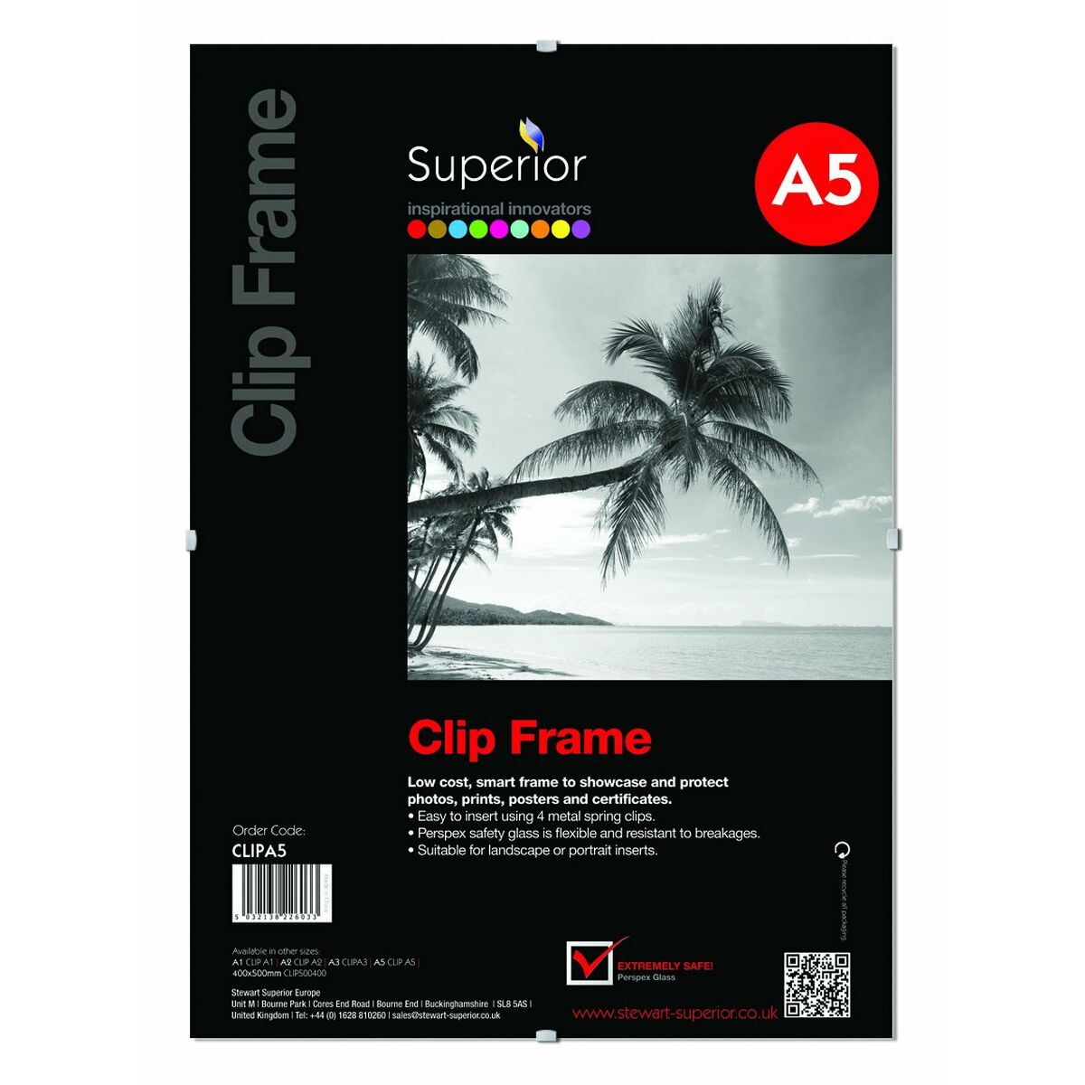 Portafoto Seco CLIP-A5 Marrone Resina 21 x 15 cm 2 S0381791_0
